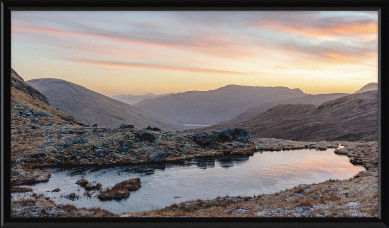 A Small Loch in the Scottish Highlands - Great Pictures Framed