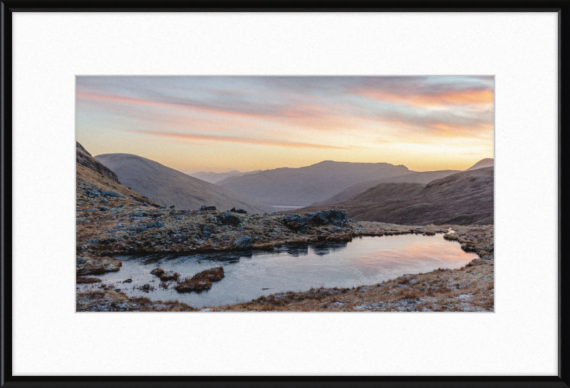 A Small Loch in the Scottish Highlands - Great Pictures Framed