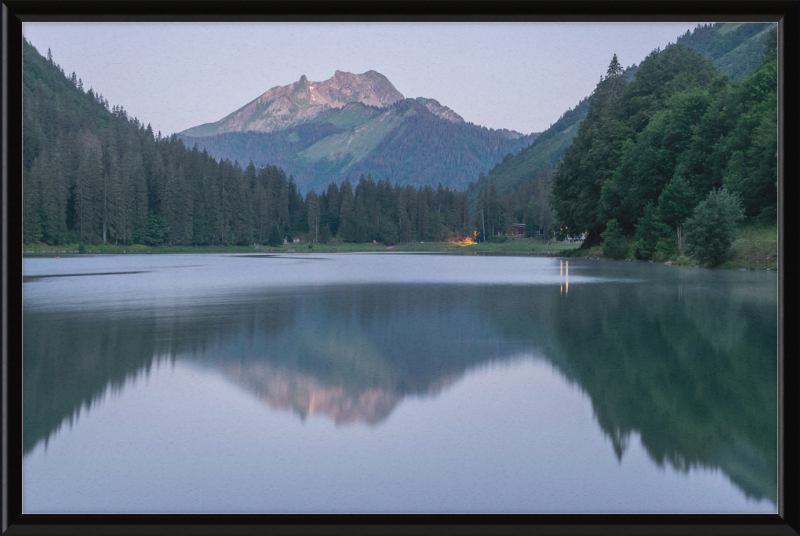 The Lac de Montriond - Great Pictures Framed