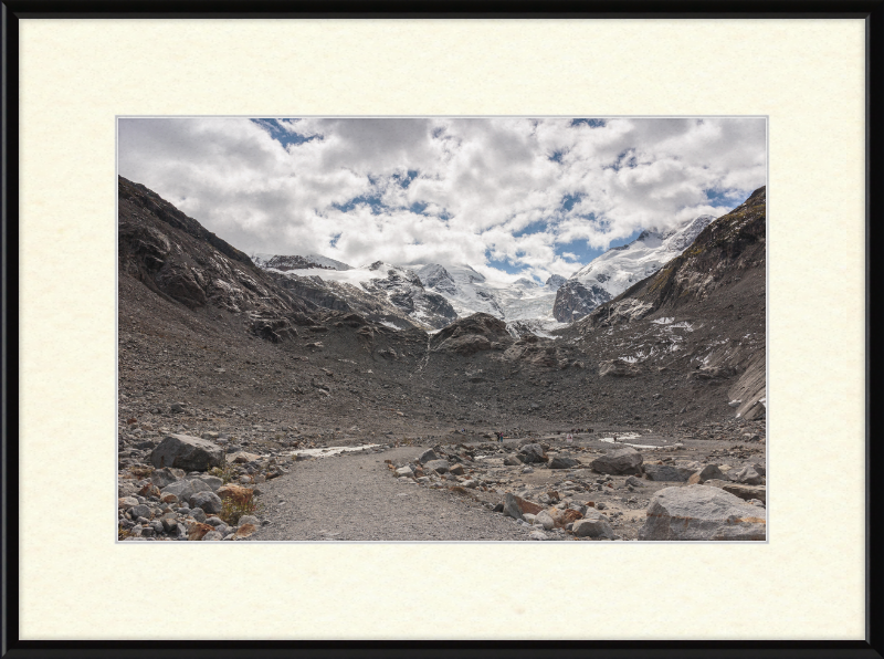 Mountains and Glaciers on Gletsjerpad Trail - Great Pictures Framed