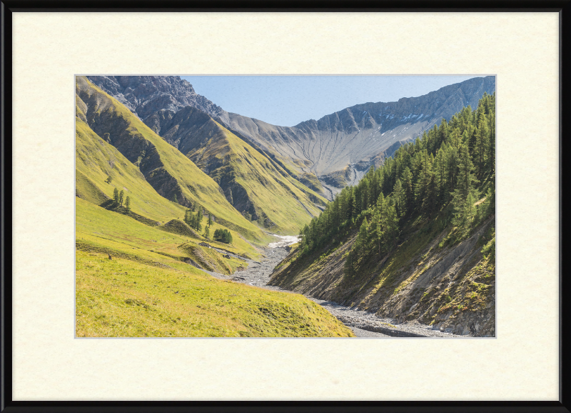 A Hike from Prasüras through the Val Trupchun to Alp Purcher - Great Pictures Framed