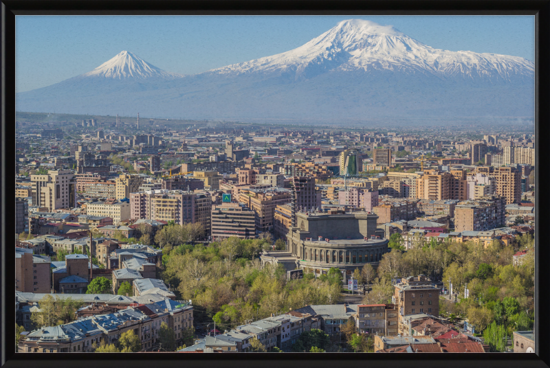 Mount Ararat and the Yerevan Skyline - Great Pictures Framed