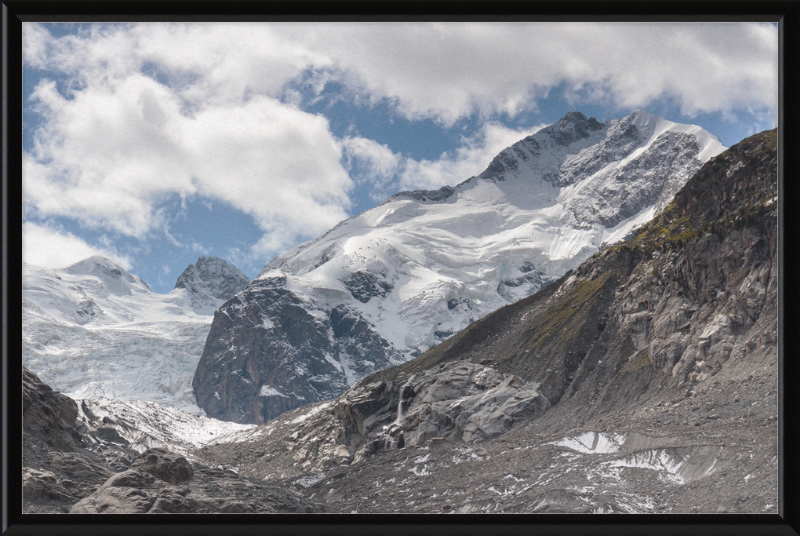 Gletsjerpad Trail to Morteratschgletsjer Glacier - Great Pictures Framed