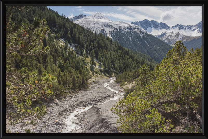 Bergtocht van S-charl naar Alp Sesvenna - Great Pictures Framed