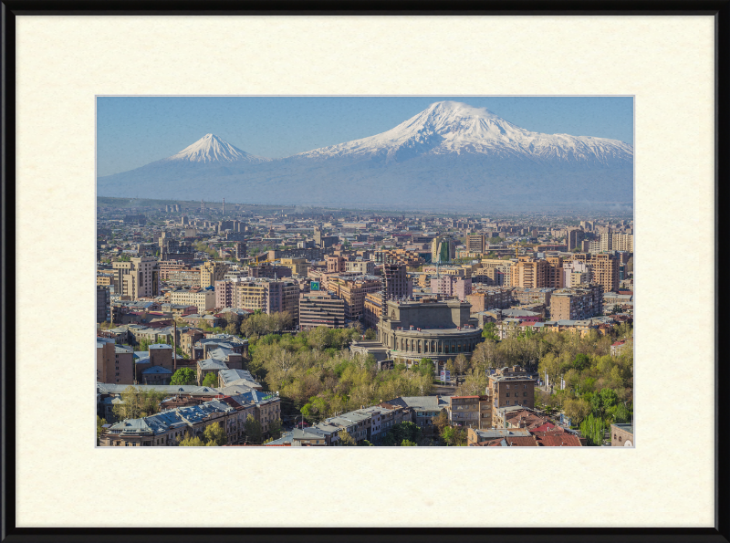 Mount Ararat and the Yerevan Skyline - Great Pictures Framed