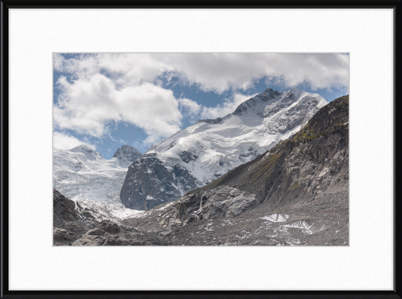 Gletsjerpad Trail to Morteratschgletsjer Glacier - Great Pictures Framed
