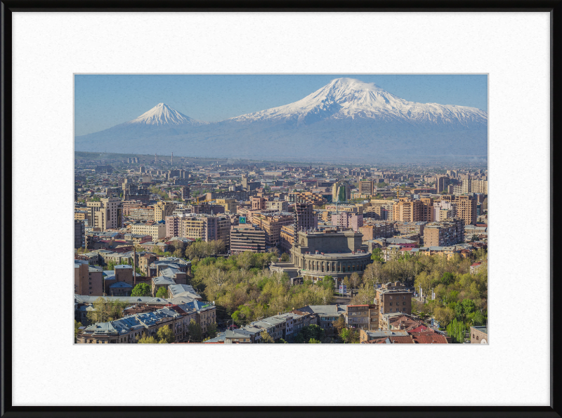 Mount Ararat and the Yerevan Skyline - Great Pictures Framed