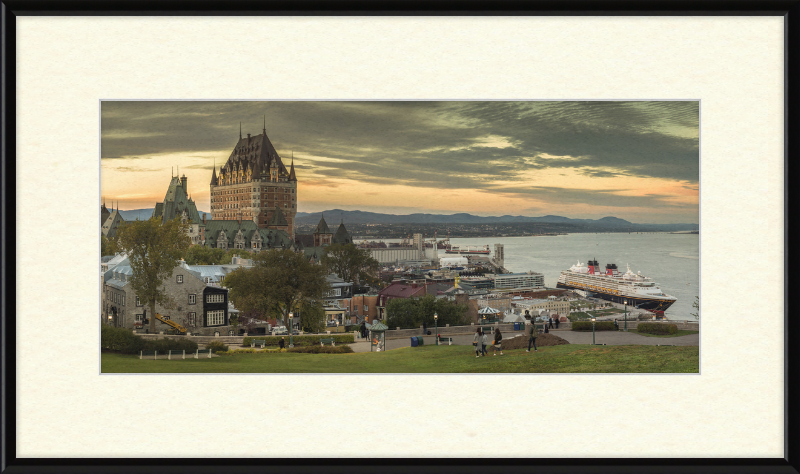 Château Frontenac and Surrounding City - Great Pictures Framed