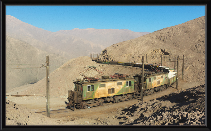SQM GE 289A Boxcab Quillagua - Barriles - Great Pictures Framed