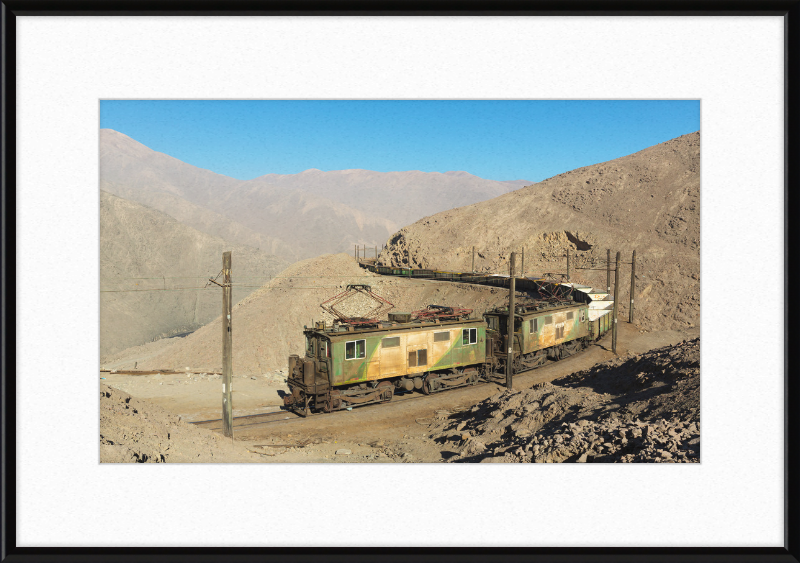 SQM GE 289A Boxcab Quillagua - Barriles - Great Pictures Framed