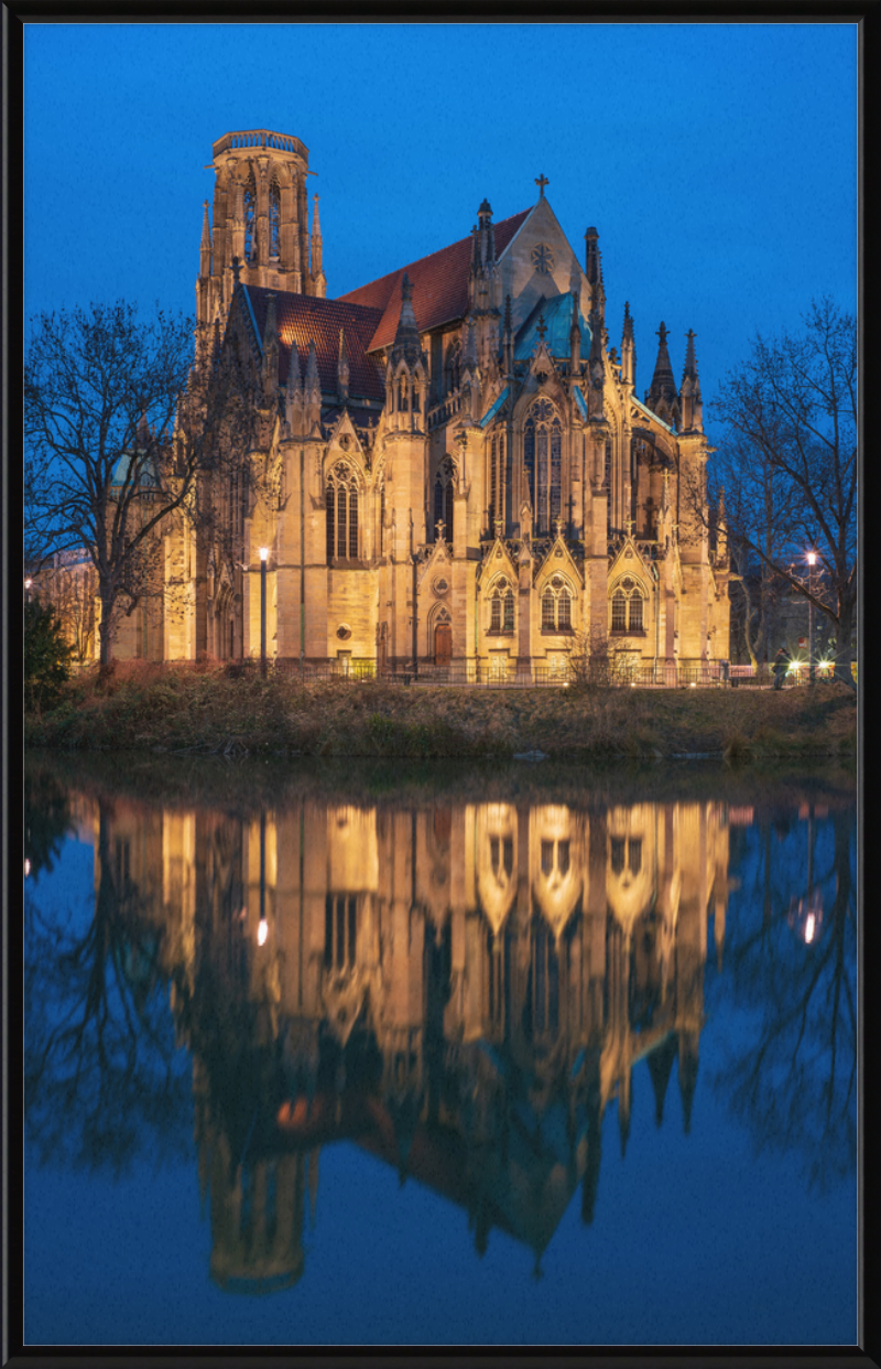 St. John's Church in Stuttgart - Great Pictures Framed