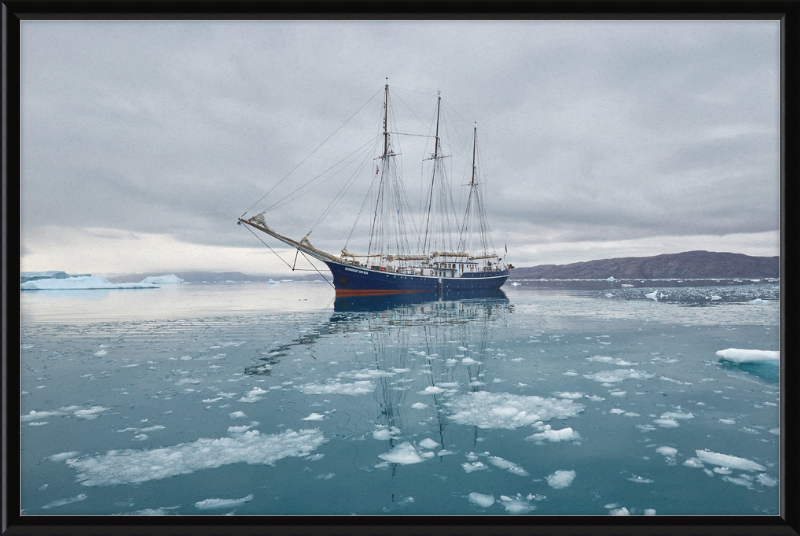 Sailing vessel Rembrandt van Rijn - Great Pictures Framed