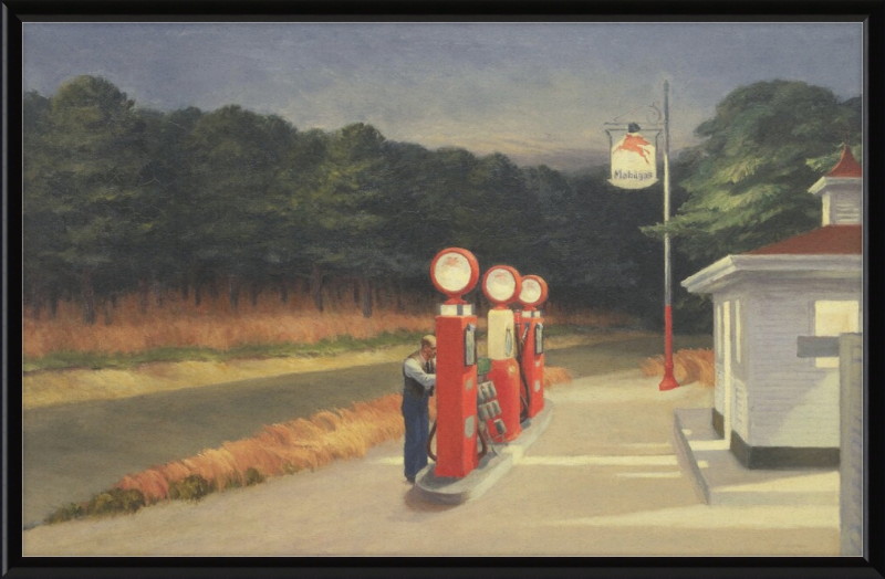 Gas by Edward Hopper - Great Pictures Framed
