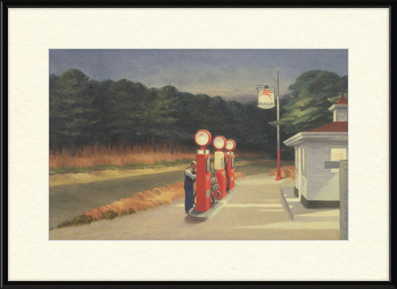 Gas by Edward Hopper - Great Pictures Framed