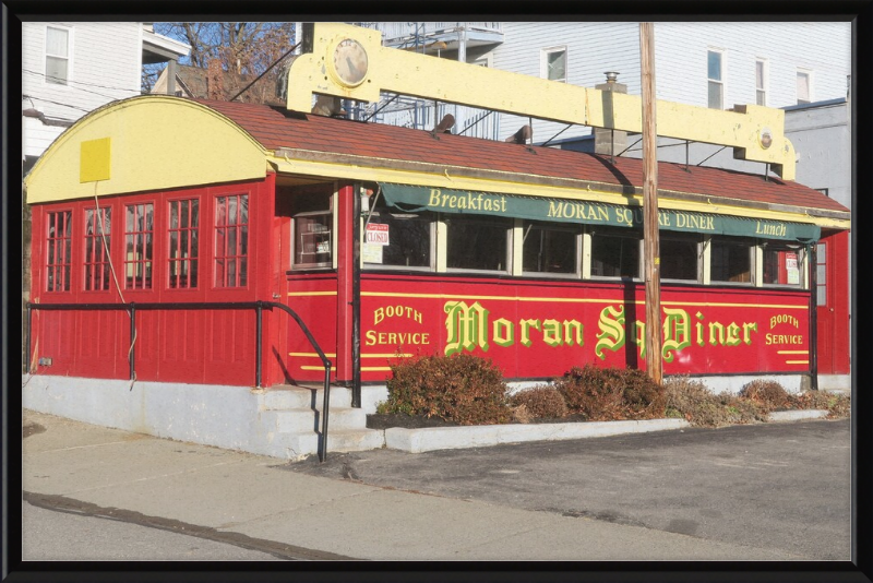 Moran Square Diner - Fitchburg MA - Great Pictures Framed