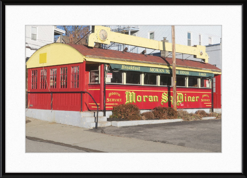 Moran Square Diner - Fitchburg MA - Great Pictures Framed