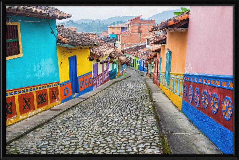 A Street in Colombia - Great Pictures Framed