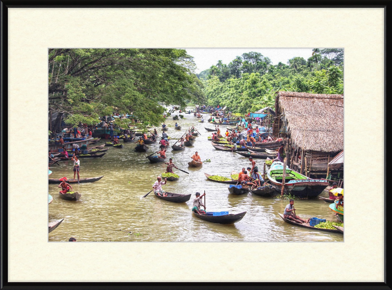 Floating Guava Market - Great Pictures Framed