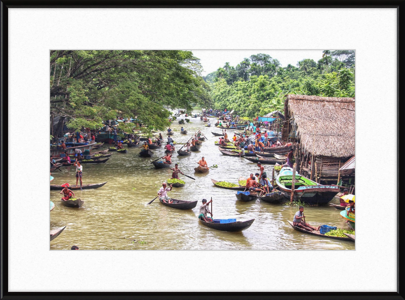 Floating Guava Market - Great Pictures Framed