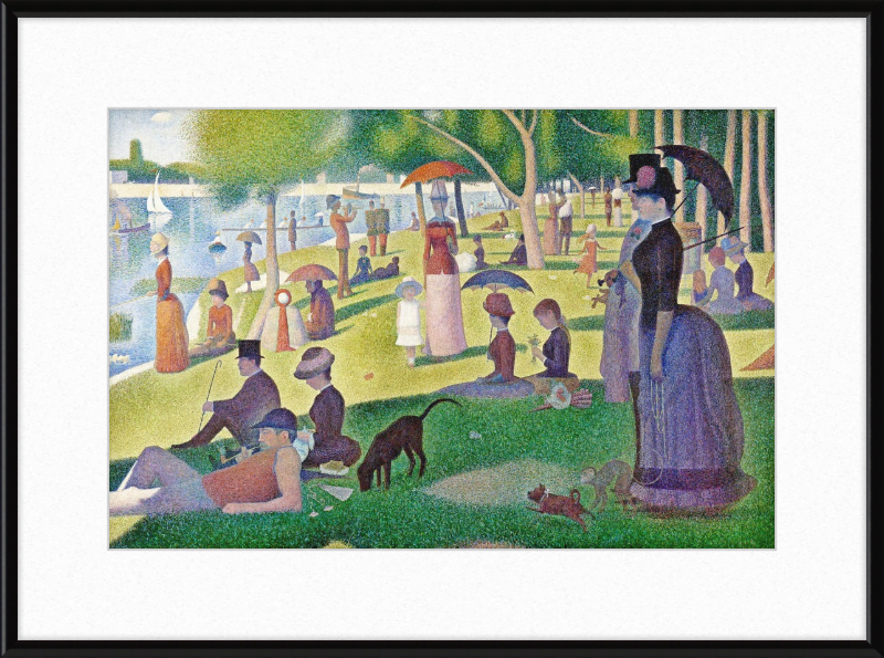 A Sunday Afternoon on the Island of La Grande Jatte - Great Pictures Framed
