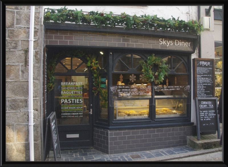 Skys Diner, Fore Street, St Ives, Cornwall - Great Pictures Framed