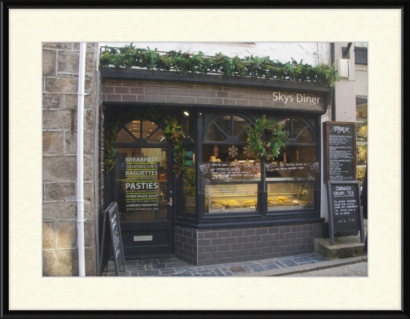 Skys Diner, Fore Street, St Ives, Cornwall - Great Pictures Framed