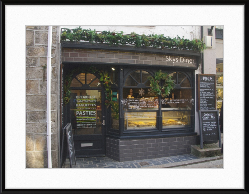 Skys Diner, Fore Street, St Ives, Cornwall - Great Pictures Framed