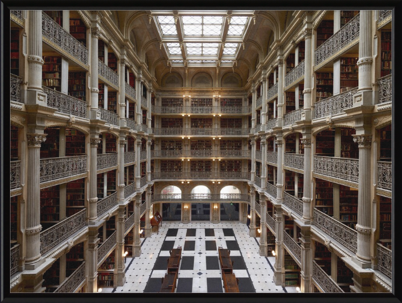 Peabody Institute Library - Great Pictures Framed
