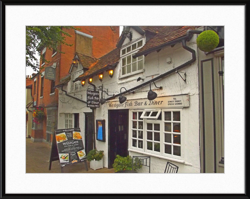 Westgate Fish Bar & Diner - Great Pictures Framed