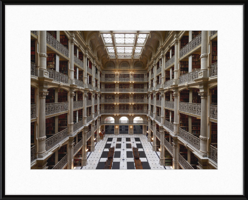 Peabody Institute Library - Great Pictures Framed