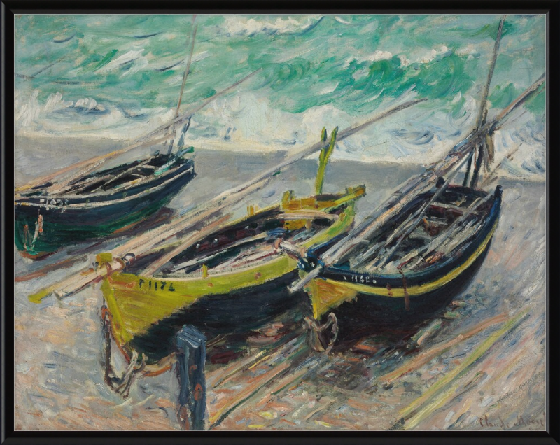 Three Fishing Boats - Great Pictures Framed