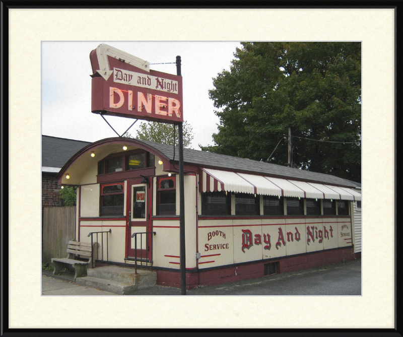 The Day and Night Diner - Great Pictures Framed