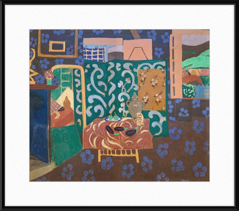 Interior with Aubergines - Great Pictures Framed