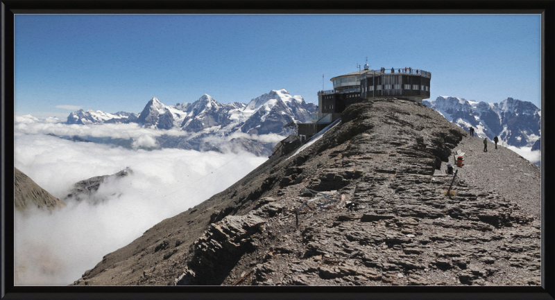 Schilthorn with Bernese Alps - Great Pictures Framed
