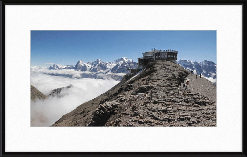 Schilthorn with Bernese Alps - Great Pictures Framed