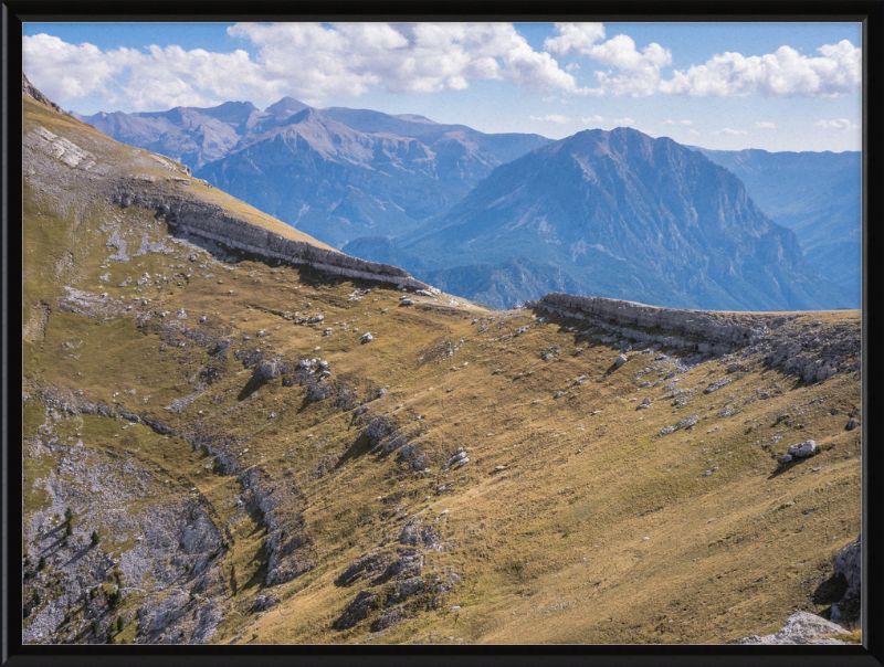 Portillo de Tella Mountain Pass - Great Pictures Framed