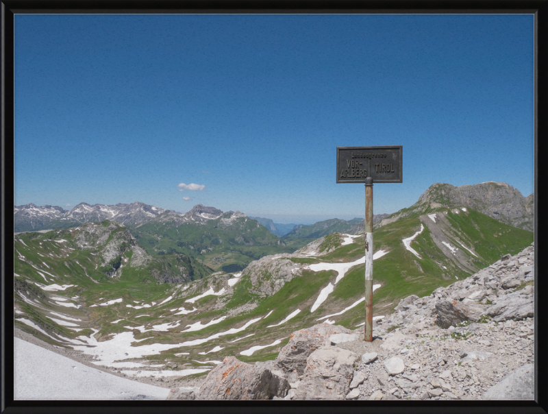 Lech - Rauher-Kopf-Scharte - Great Pictures Framed