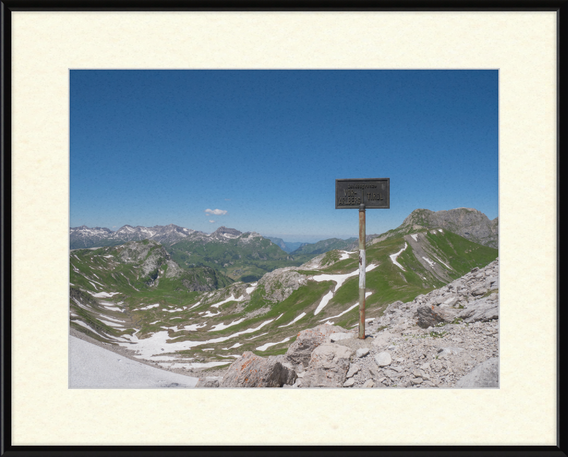 Lech - Rauher-Kopf-Scharte - Great Pictures Framed