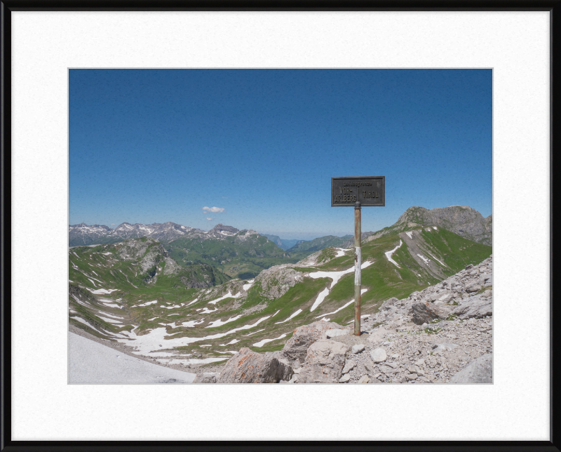 Lech - Rauher-Kopf-Scharte - Great Pictures Framed