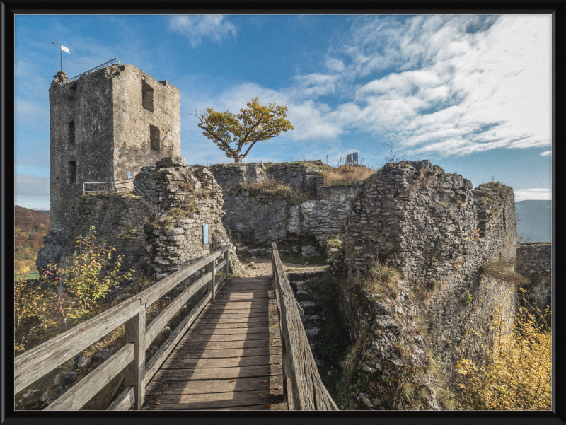 Ruine Neideck - Great Pictures Framed