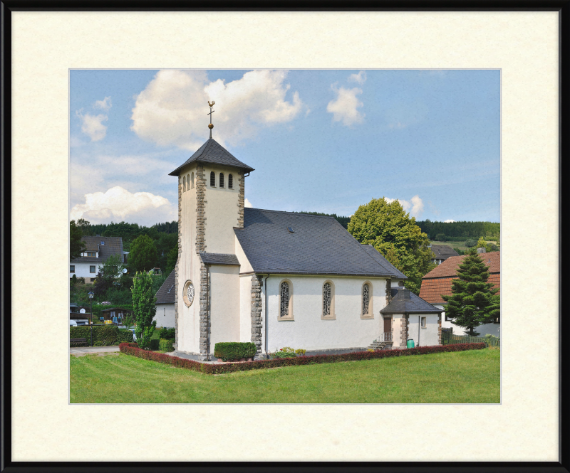 Katholische Kirche Helminghausen - Great Pictures Framed