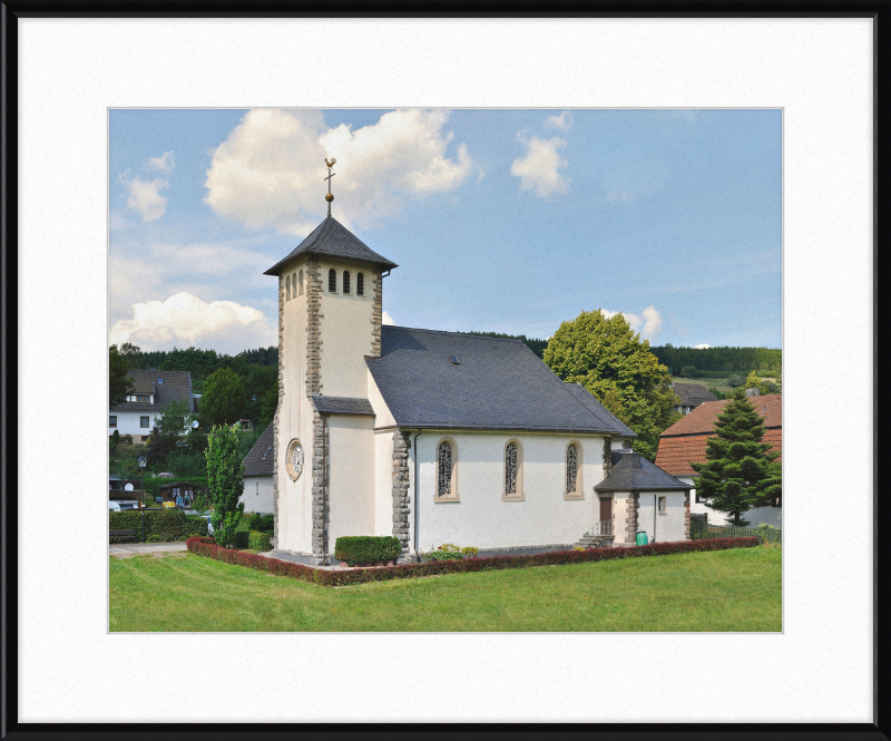 Katholische Kirche Helminghausen - Great Pictures Framed