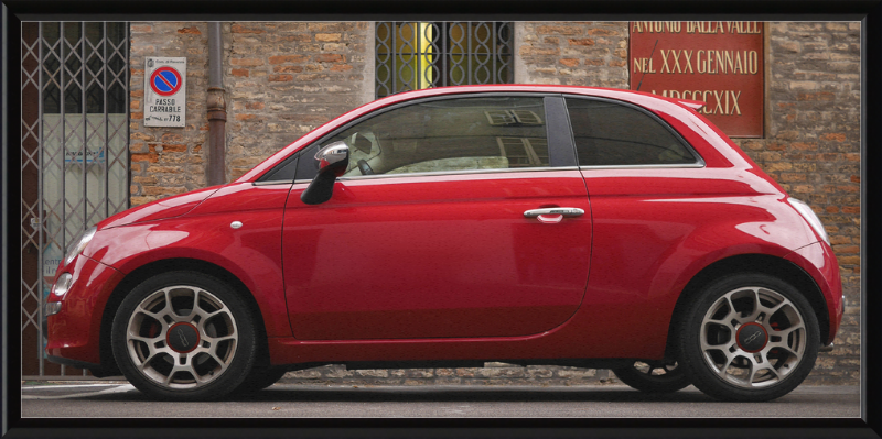 Fiat 500 in Emilia-Romagna - Great Pictures Framed