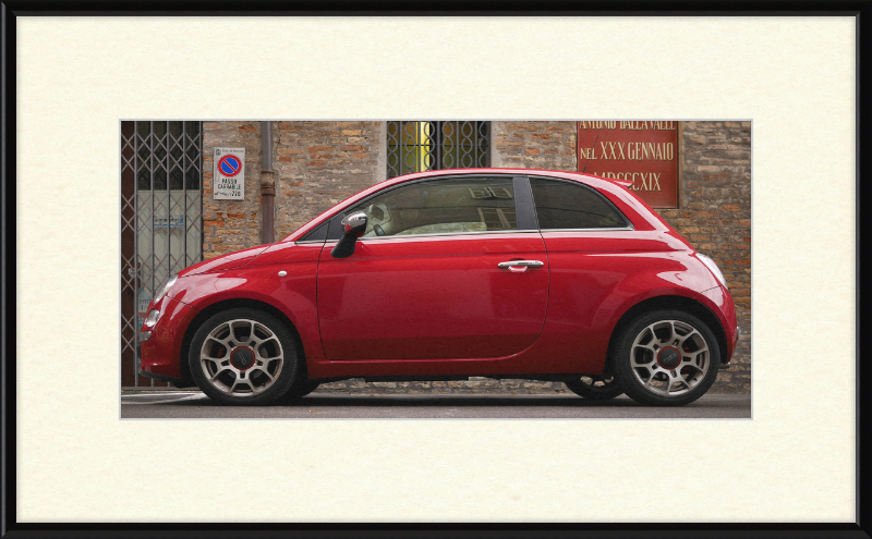 Fiat 500 in Emilia-Romagna - Great Pictures Framed