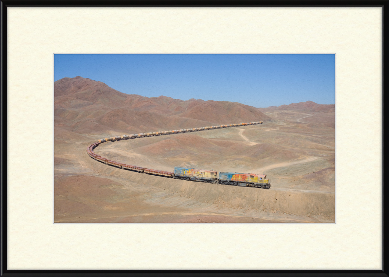 A Train in the Desert - Great Pictures Framed