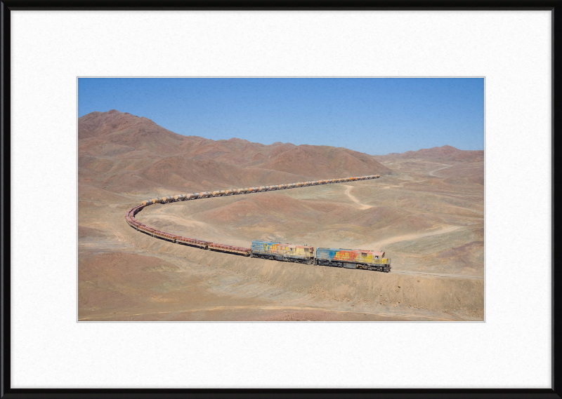 A Train in the Desert - Great Pictures Framed