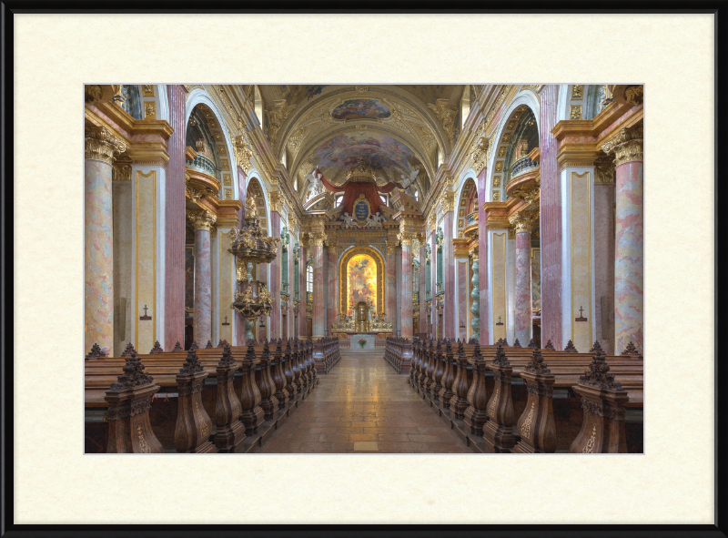 Interior View of the Jesuit Church in Vienna, Austria - Great Pictures Framed