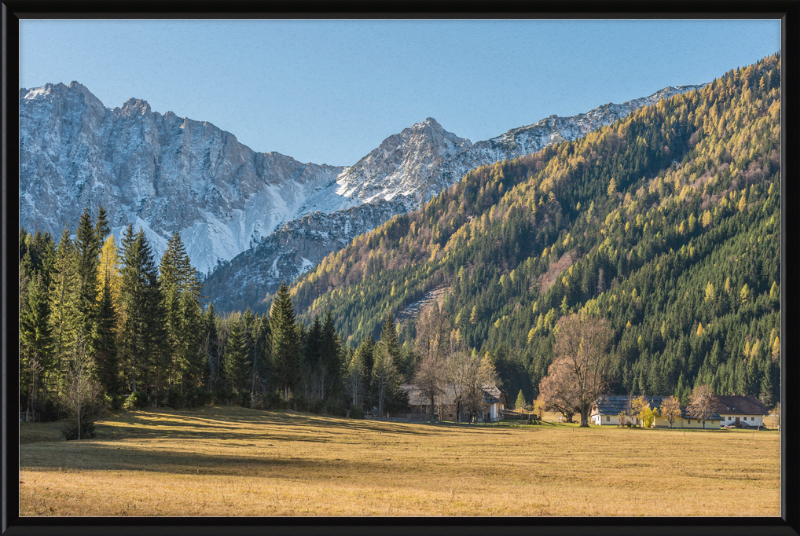 Ferlach Bodental Bodenbauer with Vertatscha - Great Pictures Framed