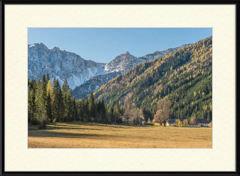 Ferlach Bodental Bodenbauer with Vertatscha - Great Pictures Framed