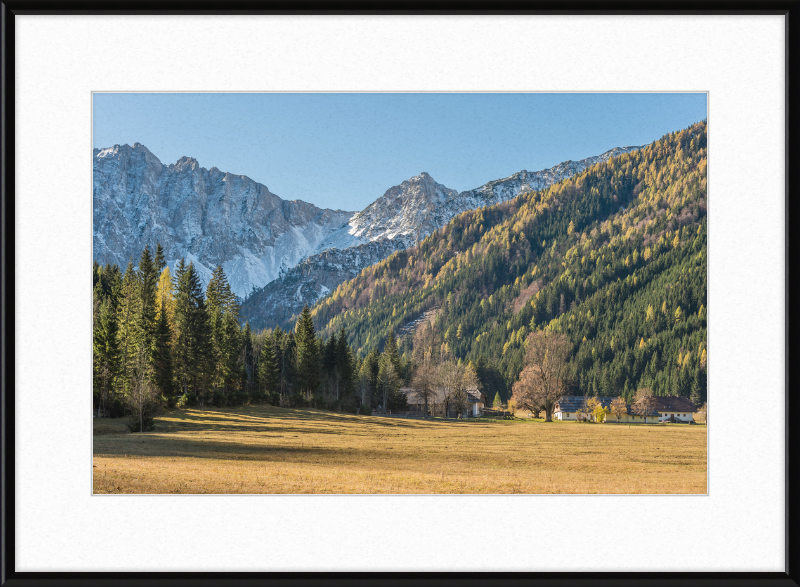 Ferlach Bodental Bodenbauer with Vertatscha - Great Pictures Framed